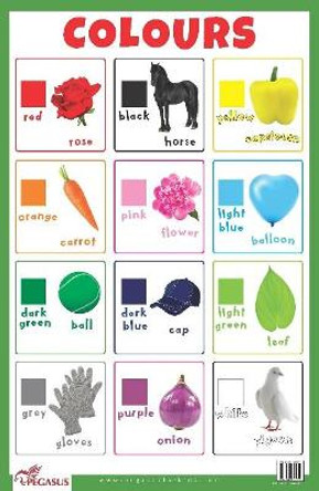 Colours Educational Chart by Pegasus 9788131939031