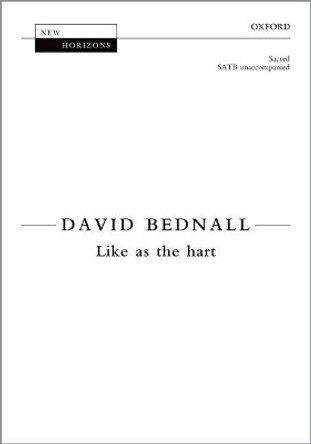 Like as the hart by David Bednall 9780193514270