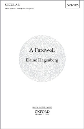 A Farewell by Elaine Hagenberg 9780193522664