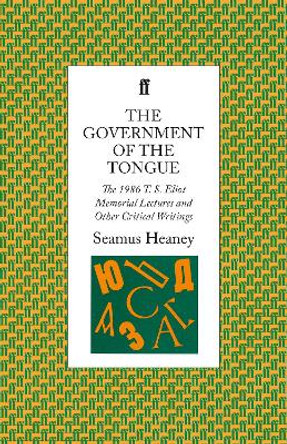 Government of the Tongue by Seamus Heaney 9780571141517