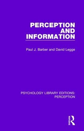 Perception and Information by Paul J. Barber 9781138691612