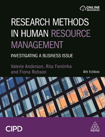 Research Methods in Human Resource Management: Investigating a Business Issue by Valerie Anderson 9780749483876