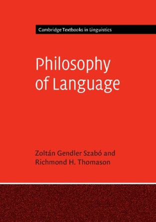 Philosophy of Language by Zoltan Gendler Szabo 9781107480629