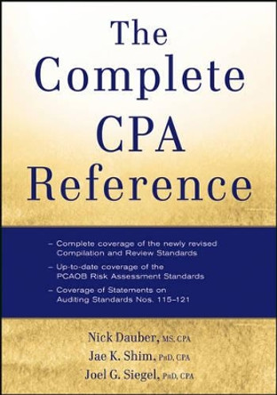 The Complete CPA Reference by Dr. Jae K. Shim 9781118115886