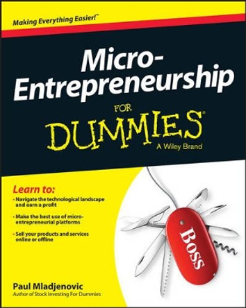 Micro-Entrepreneurship For Dummies by Paul Mladjenovic 9781118521687
