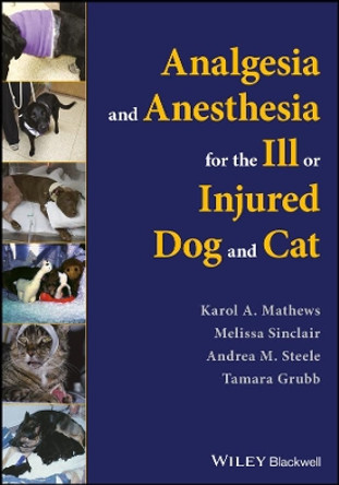 Analgesia and Anesthesia for the Ill or Injured Dog and Cat by Karol Mathews 9781119036562