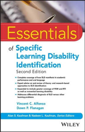 Essentials of Specific Learning Disability Identification by Vincent C. Alfonso 9781119313847