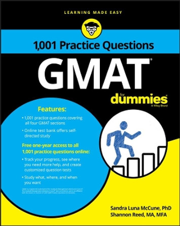 1,001 GMAT Practice Questions For Dummies by Consumer Dummies 9781119363125