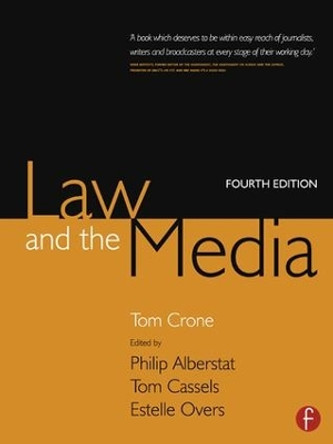 Law and the Media by Tom Crone 9781138146419