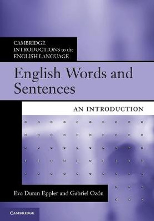 English Words and Sentences: An Introduction by Eva Duran Eppler