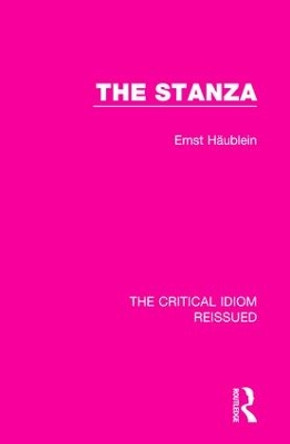 The Stanza by Ernst Haublein 9781138233140