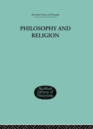 Philosophy and Religion by Axel Hagerstrom 9781138871236