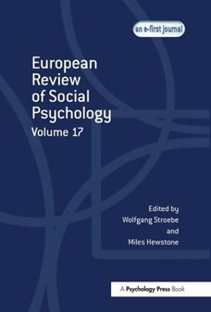 European Review of Social Psychology: Volume 17 by Wolfgang Stroebe 9781138883192