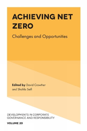 Achieving Net Zero: Challenges and Opportunities by David Crowther 9781837538034