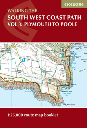 South West Coast Path Map Booklet - Vol 3: Plymouth to Poole: 1:25,000 OS Route Mapping by Paddy Dillon 9781786312006