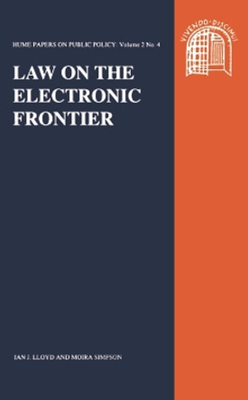 Law on the Electronic Frontier by Hector L. MacQueen 9780748605941