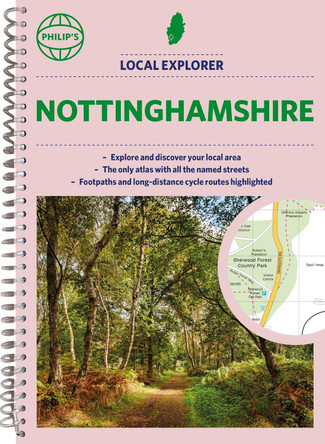 Philip's Local Explorer Street Atlas Nottinghamshire by Philip's Maps 9781849076425