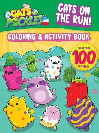 CATS ON THE RUN! — COLORING & ACTIVITY BOOK by Curiosity Books 9781948206587