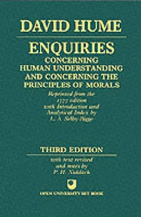 Enquiries concerning Human Understanding and concerning the Principles of Morals by David Hume 9780198245360
