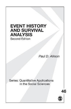 Event History and Survival Analysis by Paul D. Allison 9781412997706