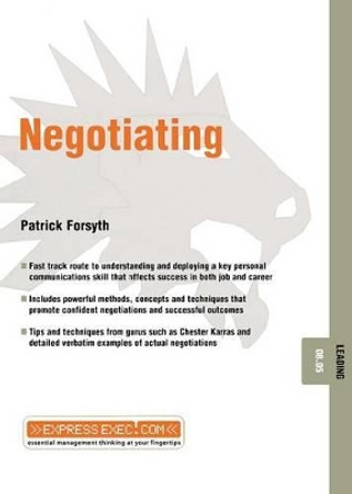 Negotiating: Leading 08.05 by Patrick Forsyth 9781841123615