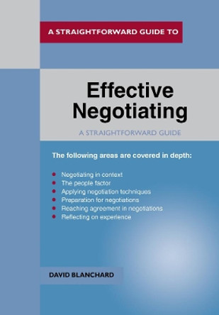 Effective Negotiating by David Blanchard 9781847168818