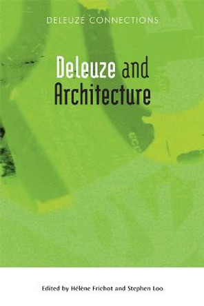 Deleuze and Architecture by Helen Frichot