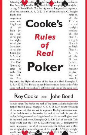 Cooke's Rules of Real Poker by Roy Cooke 9781886070226