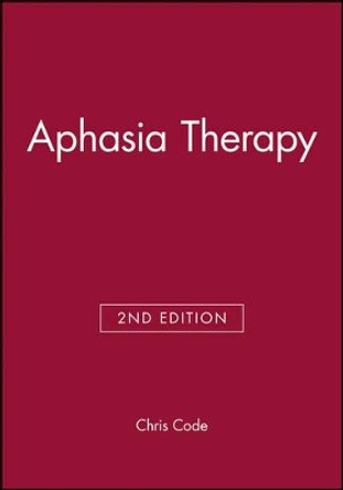 Aphasia Therapy by Chris Code 9781870332903