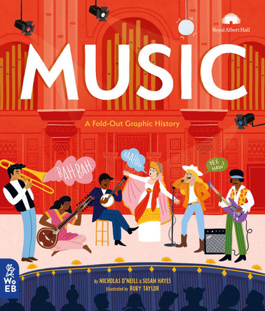 Music: A Fold-Out Graphic History by Nicholas O'Neill 9781999967932