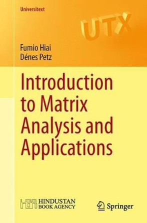 Introduction to Matrix Analysis and Applications by Fumio Hiai 9783319041490