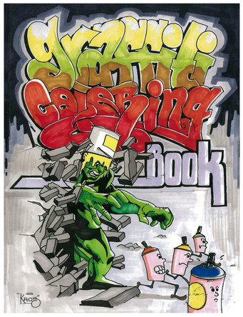 Graffiti Coloring Book by Uzi 9789185639083