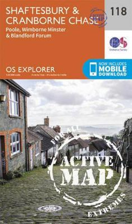 Shaftesbury, Cranbourne Chase, Poole, Wimbourne Minster and Blandford by Ordnance Survey 9780319469989
