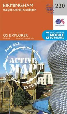 Birmingham, Walsall, Solihull and Redditch by Ordnance Survey 9780319470923