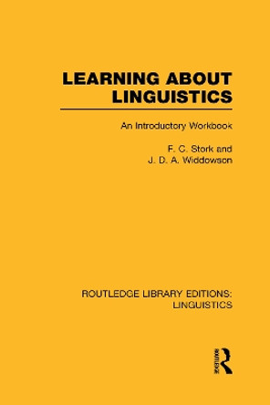 Learning about Linguistics by F. C. Stork 9780415715805