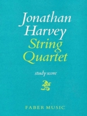 String Quartet No. 1 by Jonathan Harvey 9780571506439