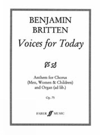 Voices For Today by Benjamin Britten 9780571500208