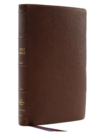 NKJV, Thinline Reference Bible, Large Print, Premium Goatskin Leather, Brown, Premier Collection, Comfort Print: Holy Bible, New King James Version Thomas Nelson 9780785231257