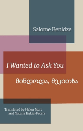 I Wanted To Ask You by Salome Benidze 9780957551152