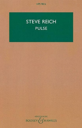 Pulse by Steve Reich 9781540032676