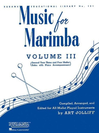 Music for Marimba - Volume III by Art Jolliff 9781540001559