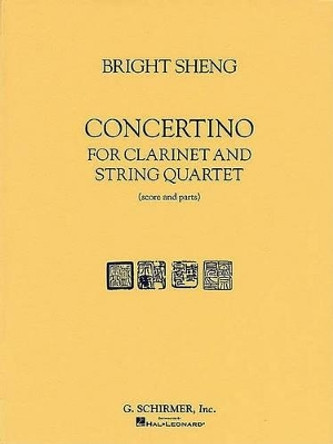 Concertino: Score and Parts by Bright Sheng 9780793545964