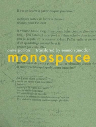 Monospace by Anne Parian 9780986437311