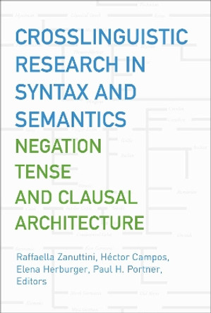 Crosslinguistic Research in Syntax and Semantics: Negation, Tense, and Clausal Architecture by Raffaella Zanuttini 9781589010802