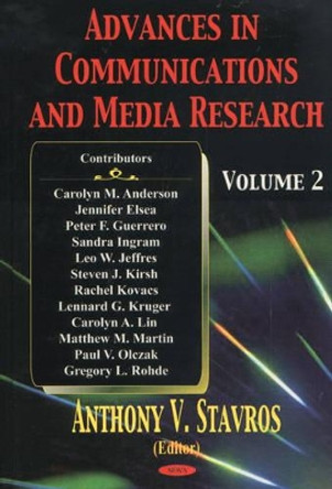 Advances in Communications & Media Research: Volume 2 by Anthony V. Stavros 9781590336137