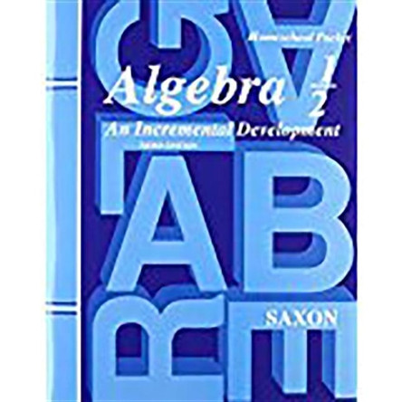 Saxon Algebra 1/2 Answer Key & Tests Third Edition by Saxon 9781591411727