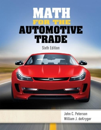 Math for the Automotive Trade by John Peterson 9781337101813