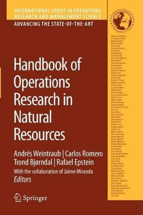 Handbook of Operations Research in Natural Resources by A. Weintraub 9781441944160