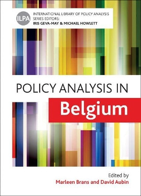 Policy Analysis in Belgium by Marleen Brans 9781447317258