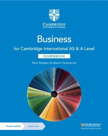 Cambridge International AS & A Level Business Coursebook with Digital Access (2 Years) by Peter Stimpson
